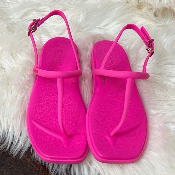CROCS Shoes - CROCS Fuchsia Sandals